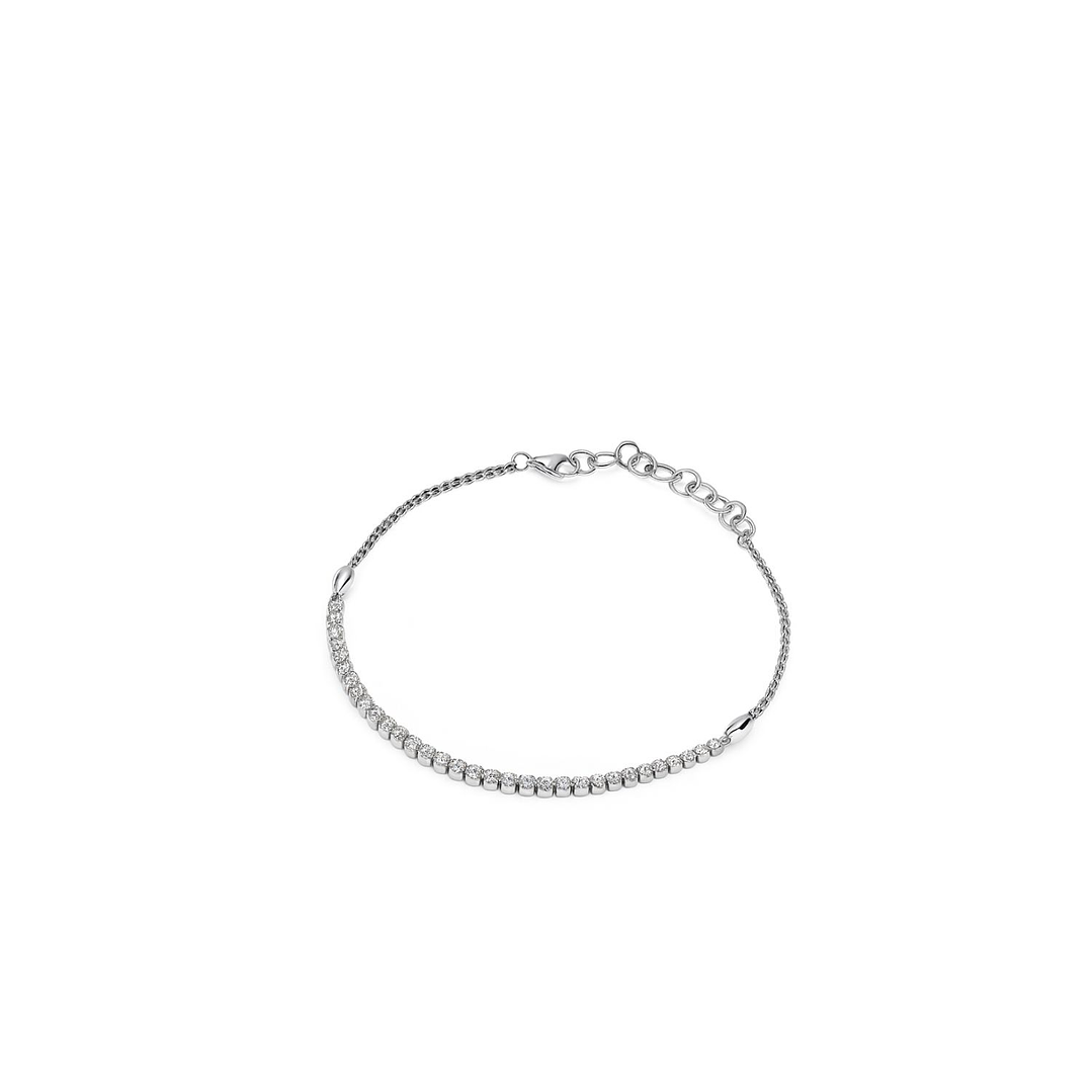 Pulsera Oro Blanco 18kt Diamantes 73 Pts 1