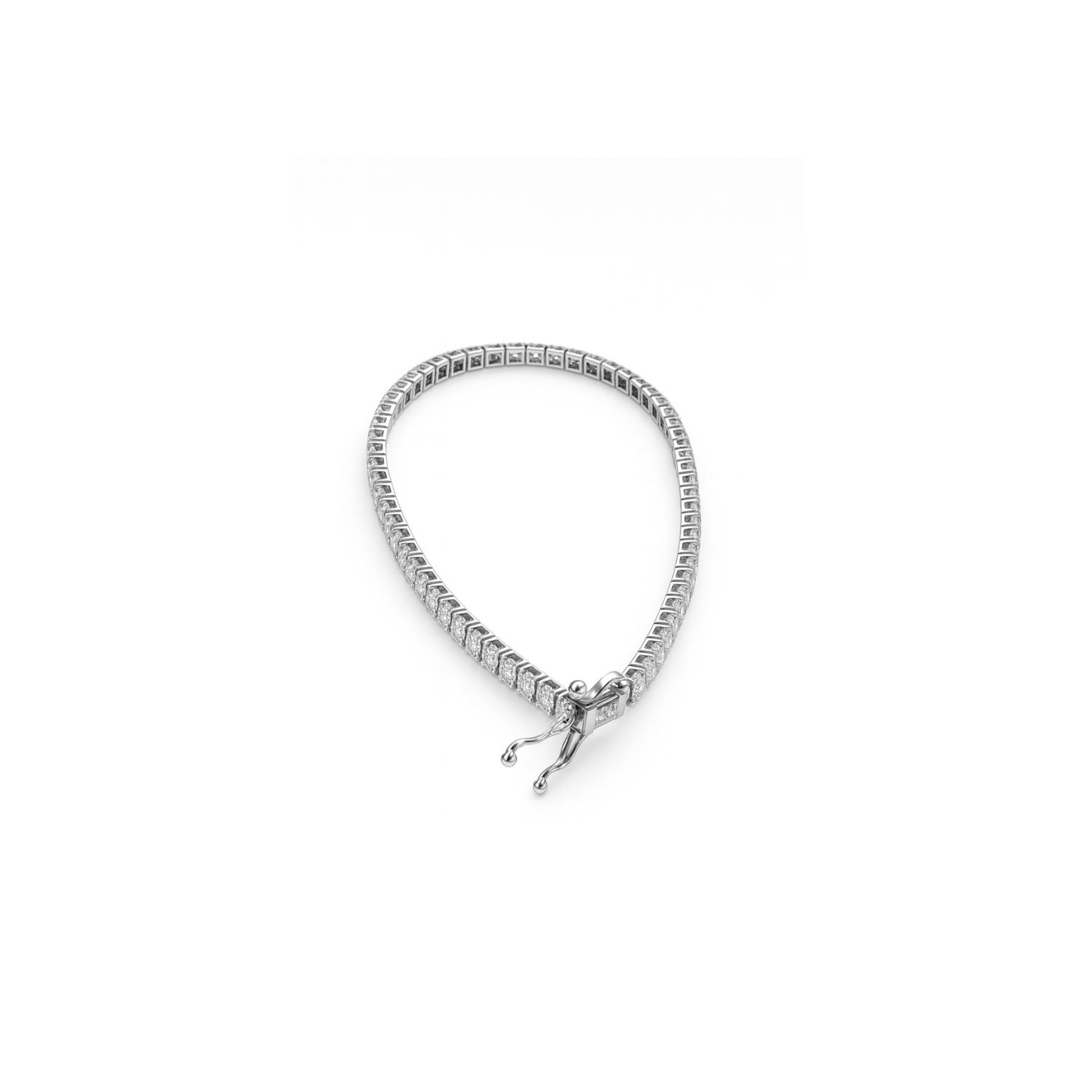 Pulsera Oro Blanco 18kt Diamantes Infinitos 50 Pts 3