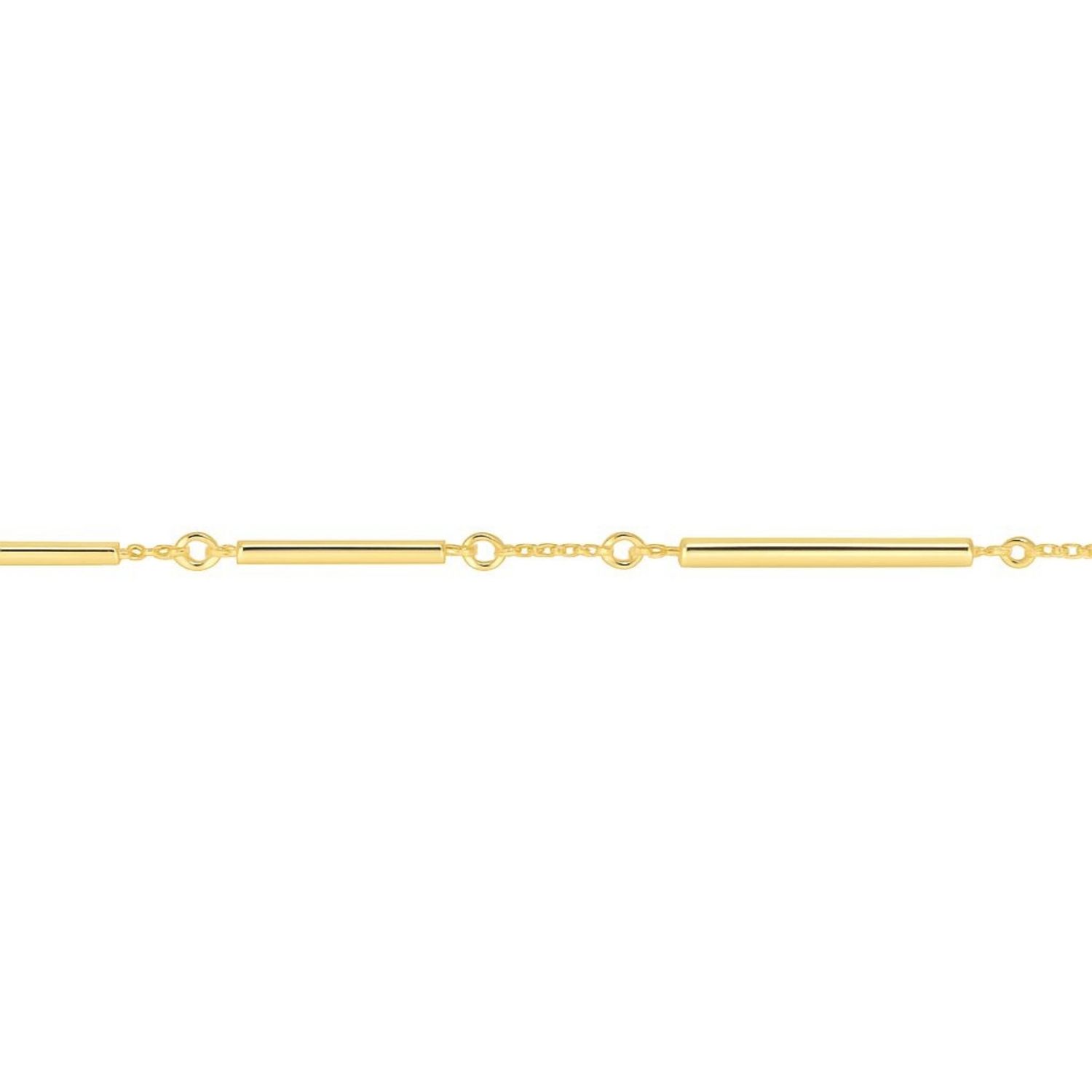 Pulsera Oro Amarillo 18kt Barras 2