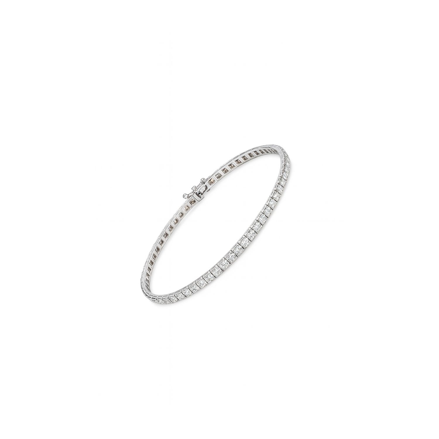 Pulsera Oro Blanco 18kt Diamantes Infinitos 1,0 Qts 1