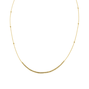 Collar Oro Amarillo 18kt Cadena de Esferas