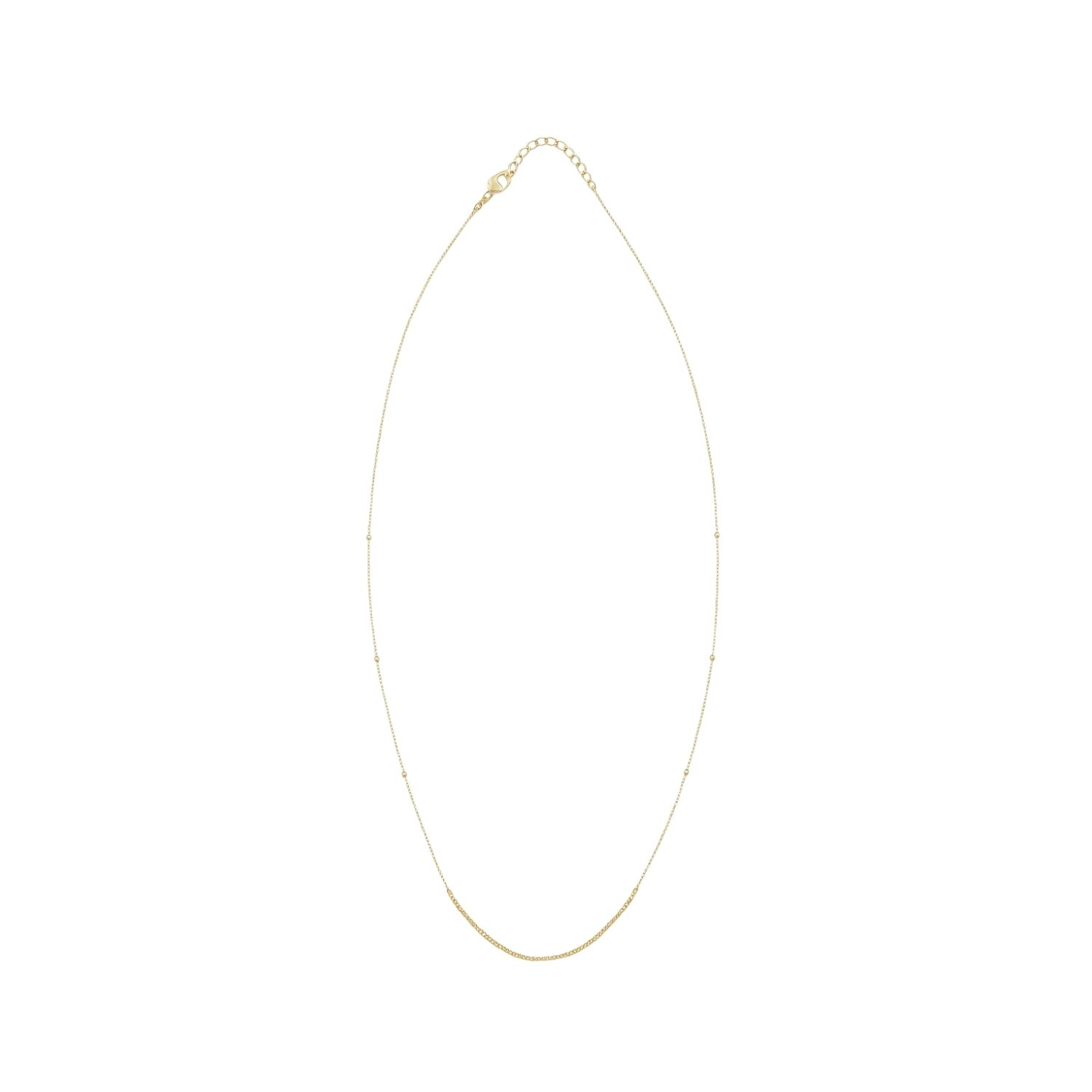 Collar Oro Amarillo 18kt Cadena de Esferas 2