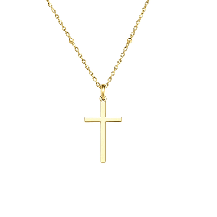 Collar Oro Amarillo 18kt Rosario Tricolor 1