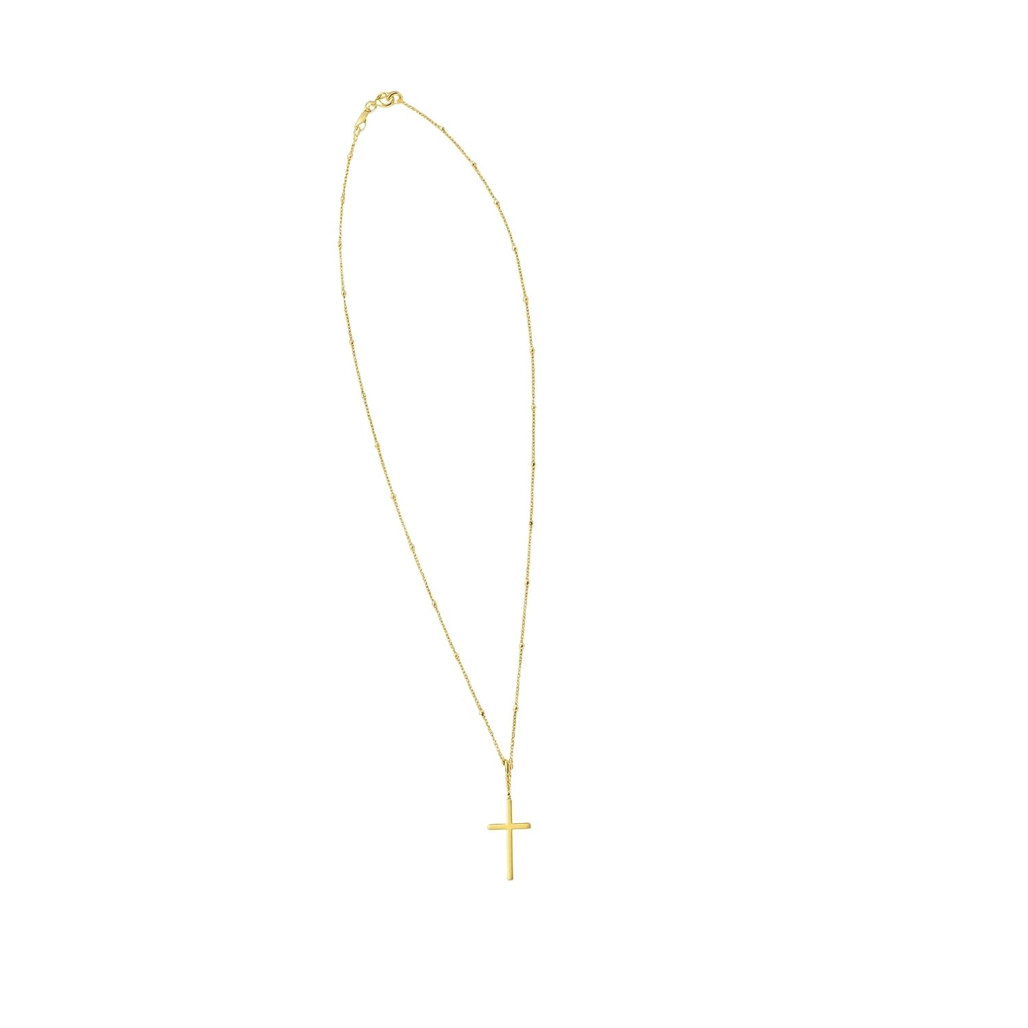 Collar Oro Amarillo 18kt Rosario Tricolor 2