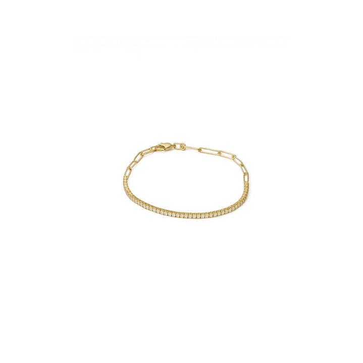 Pulsera Oro Amarillo 18kt Diamantes 50 Pts 1