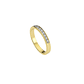 Anillo Oro Amarillo 18kt Diamantes 25 Pts 1/2 Cintillo - Miniatura 2