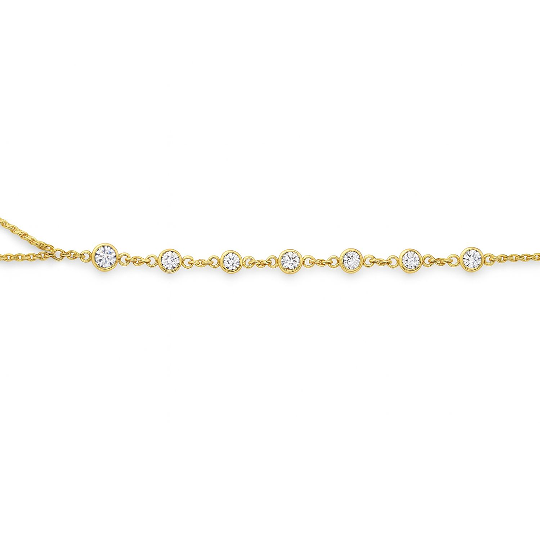 Pulsera Oro Amarillo 18kt Diamantes 42 Pts 3