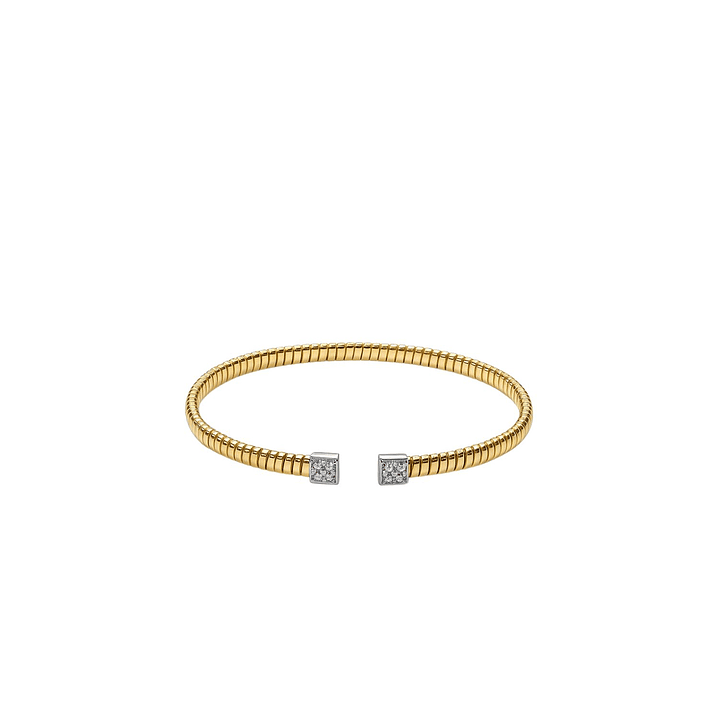 Pulsera Oro 18kt Diamantes Cruzada 16 Pts | Danielle Costantini 1