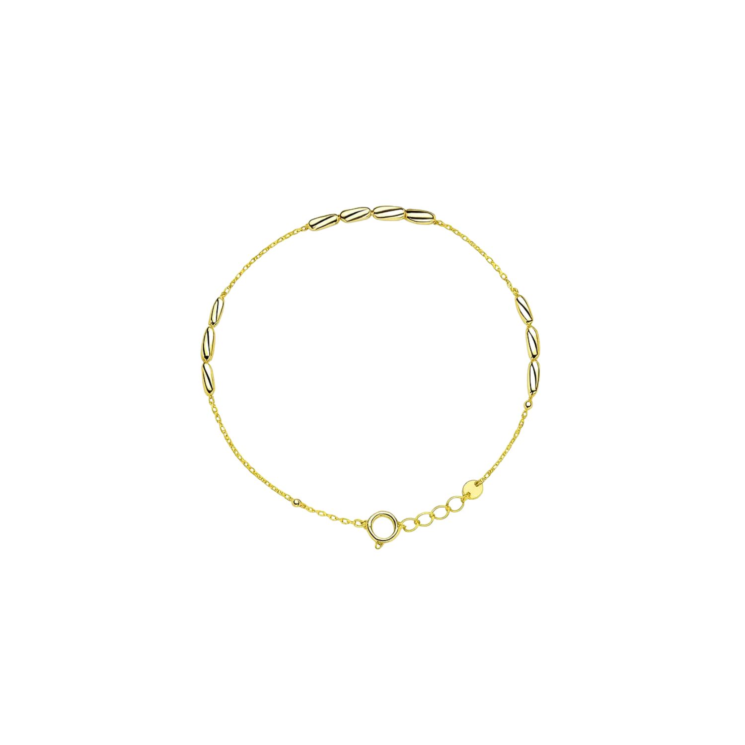 Pulsera Oro Amarillo 18kt Línea Dorada 1