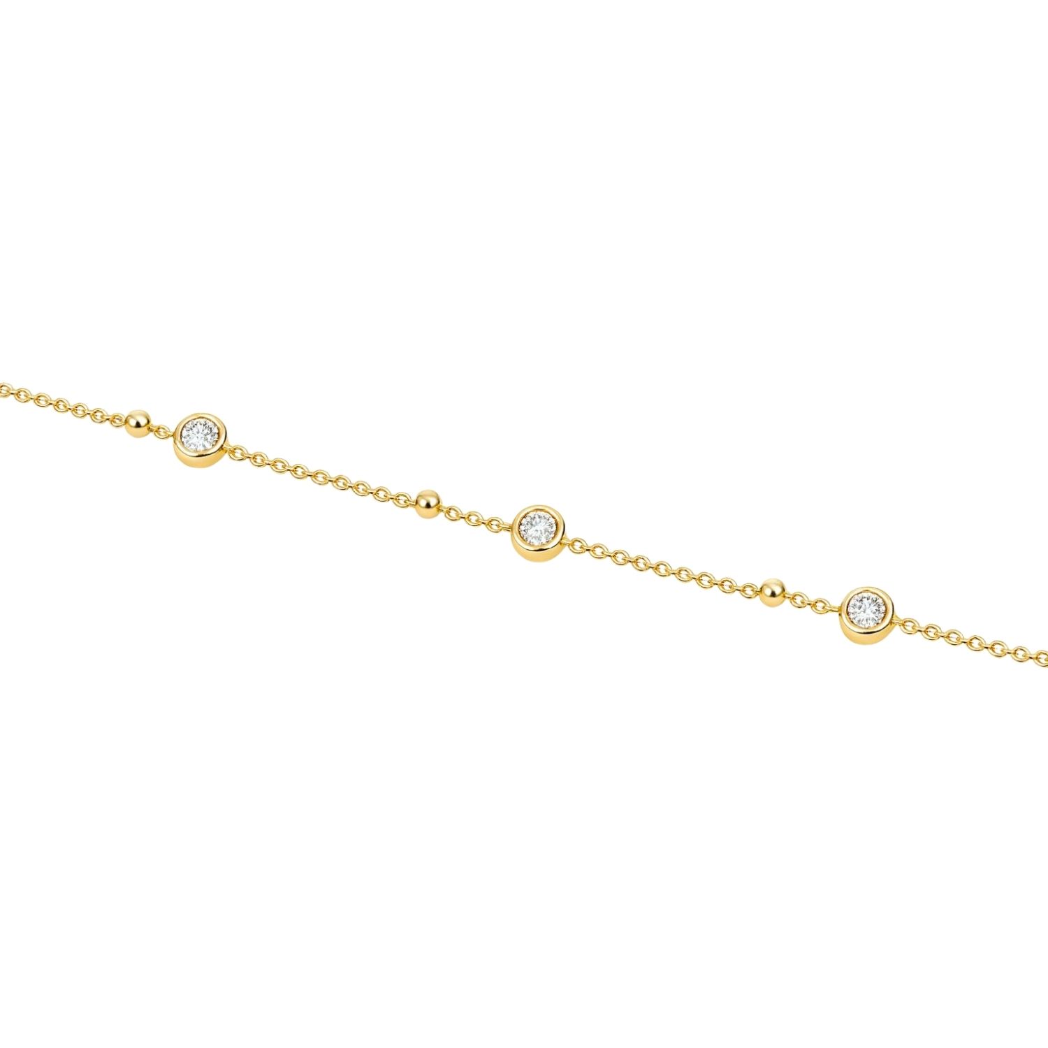 Pulsera Oro Amarillo 18kt Circonita-Bolitas 2