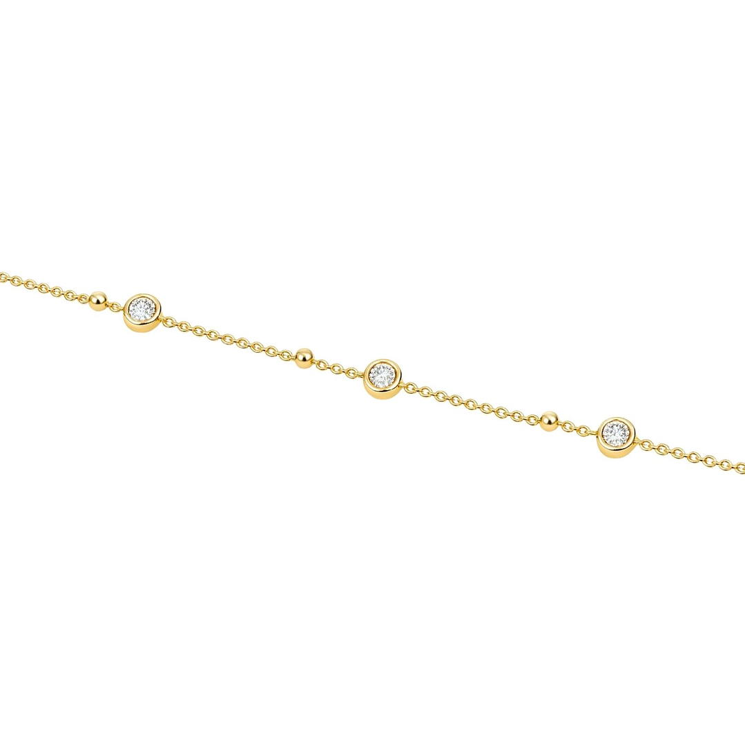 Pulsera Oro Amarillo 18kt Circonita-Bolitas 2