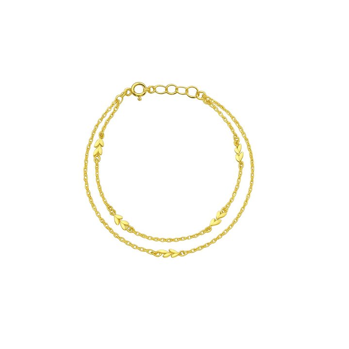 Pulsera Oro Amarillo 18kt Espigas 1