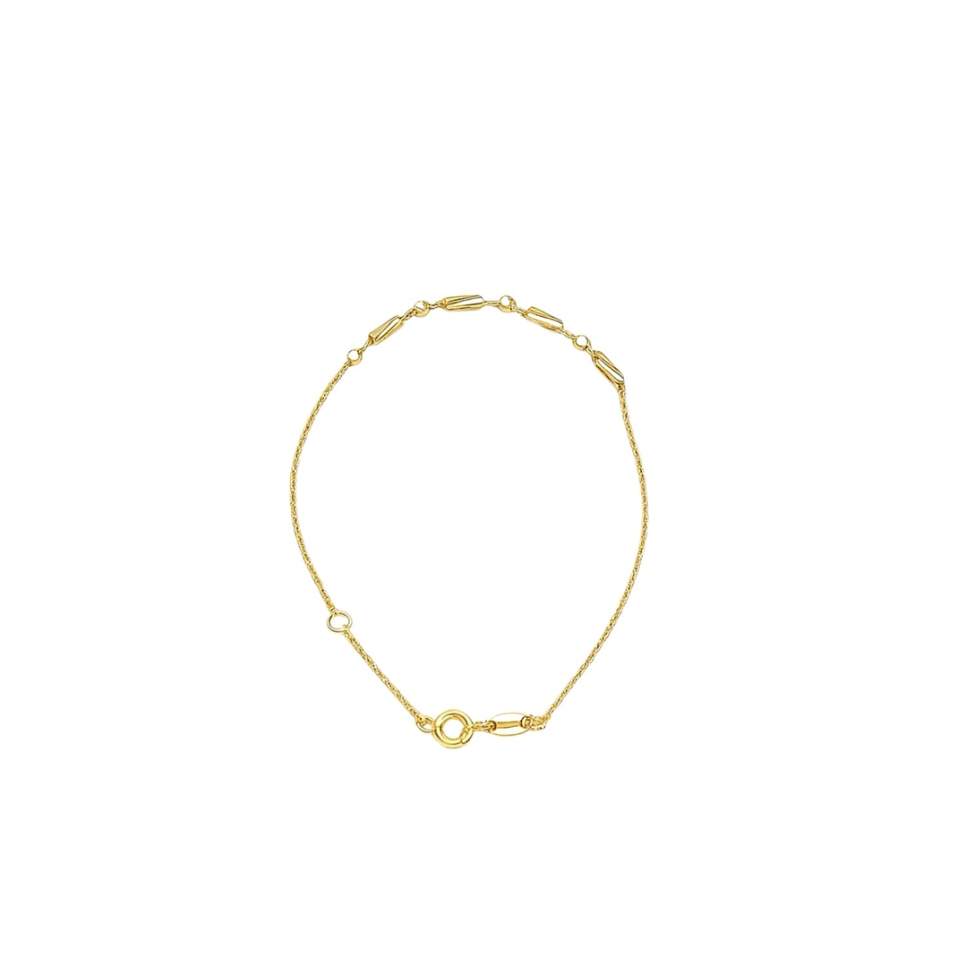 Pulsera Oro Amarillo 18kt Formas Geométricas 1