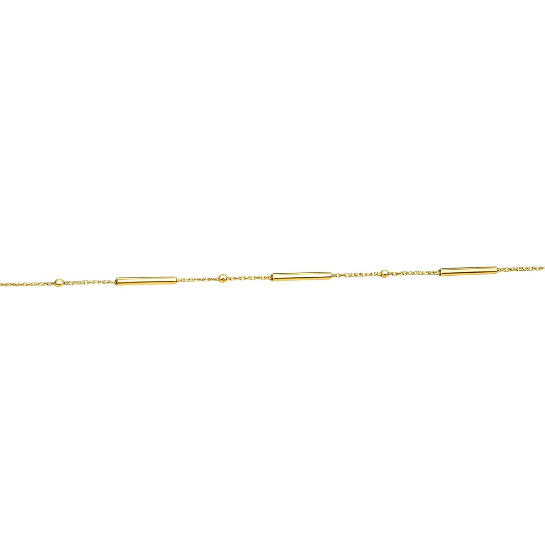 Pulsera Oro Amarillo 18kt Barras-Puntos 2