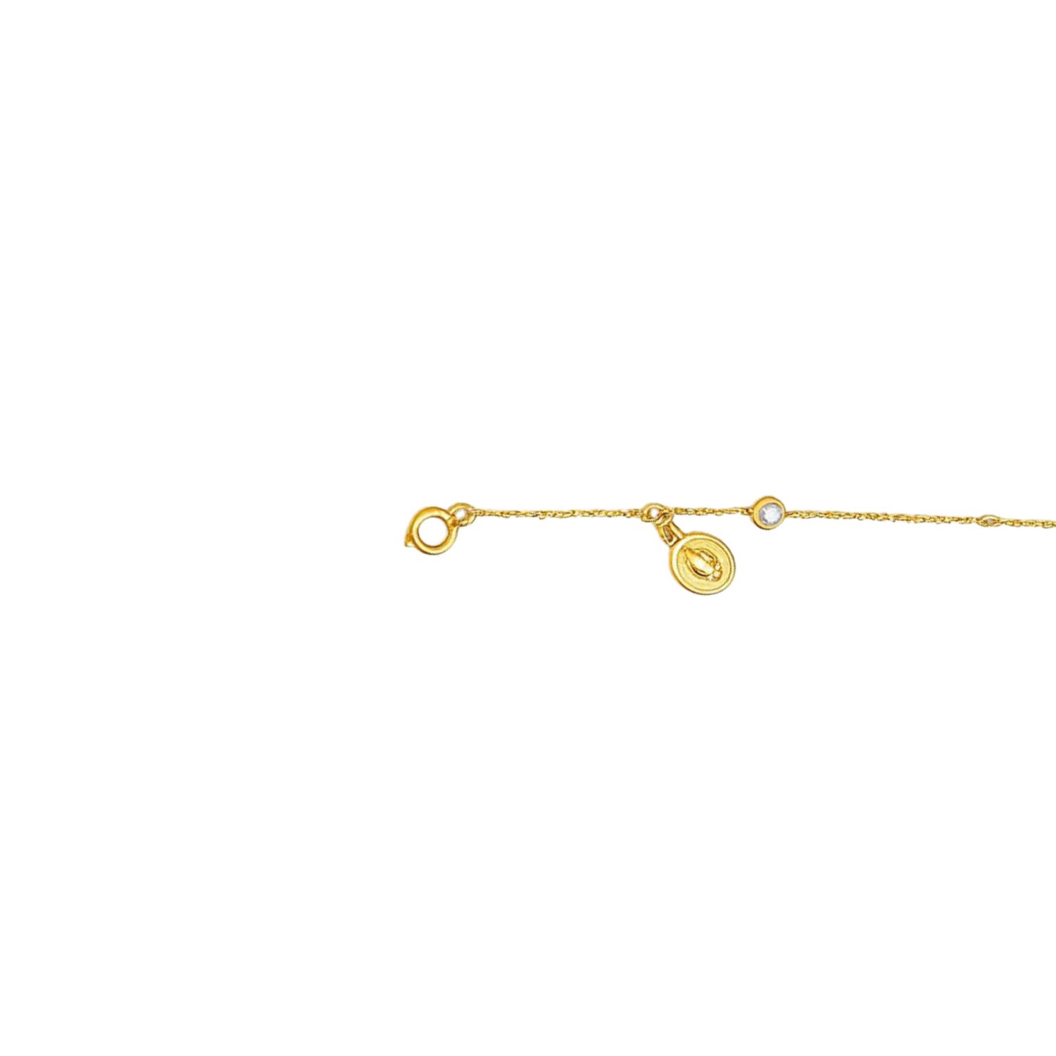 Pulsera Oro Amarillo 18kt Rosario Perlas Cultivadas 3,5MM 3