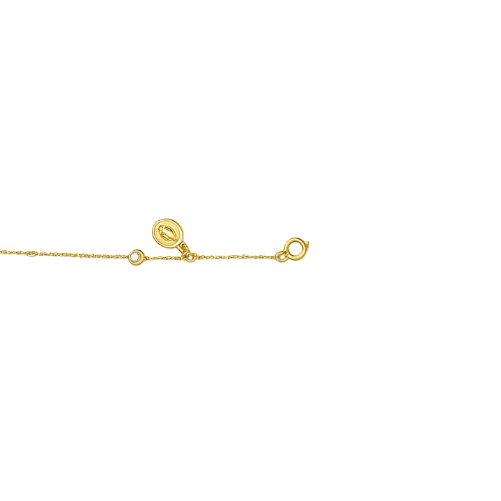 Pulsera Oro Amarillo 18kt Rosario Perlas Cultivadas 3,5MM 3
