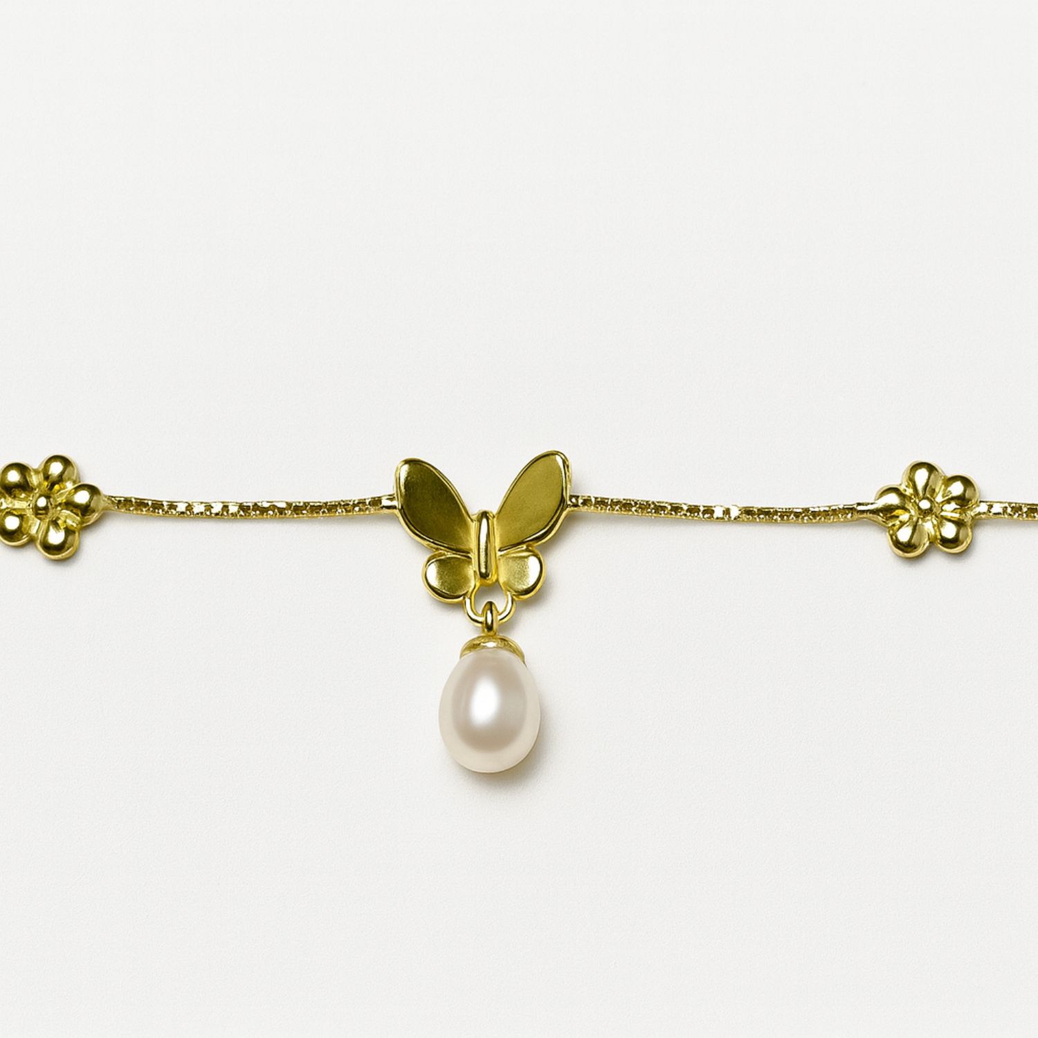 Pulsera Oro Amarillo 18Kt Mariposa 2