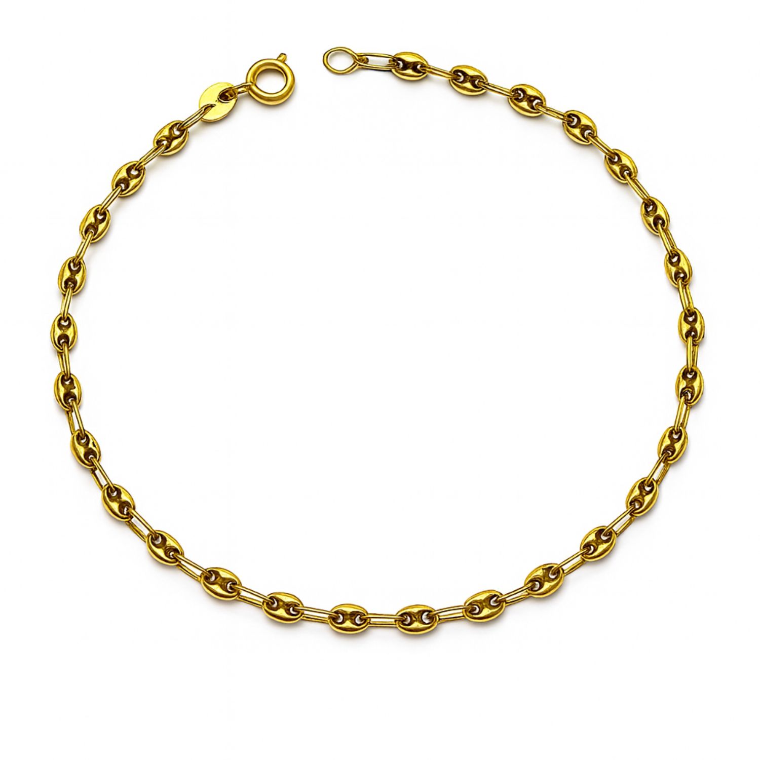 Pulsera Oro Amarillo 18Kt Botón Pequeño 1