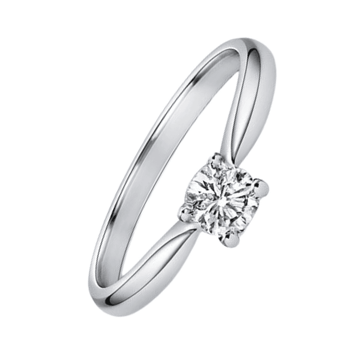 Anillo Oro Amarillo 18kt Solitario Circonita 4MM 2