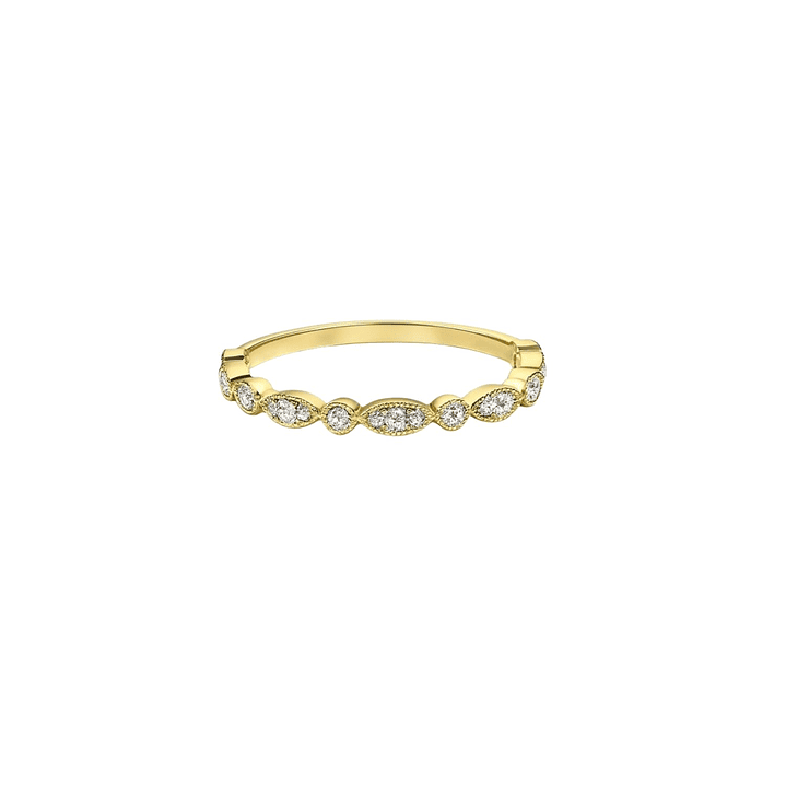 Anillo Oro Amarillo 14kt Tiara-Circonita 3