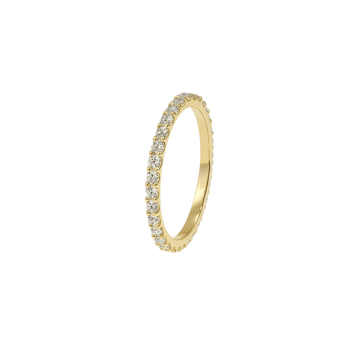 Anillo Oro Amarillo 14kt Corona-Circonita 1