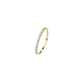 Anillo Oro Amarillo 14kt Cintillo Circonita Infinito - Miniatura 1