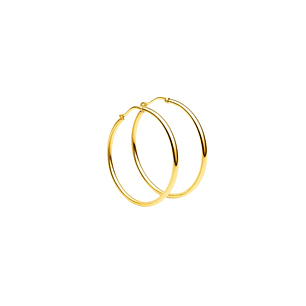 Aros Oro Amarillo 18kt Argollas Grandes 44MM