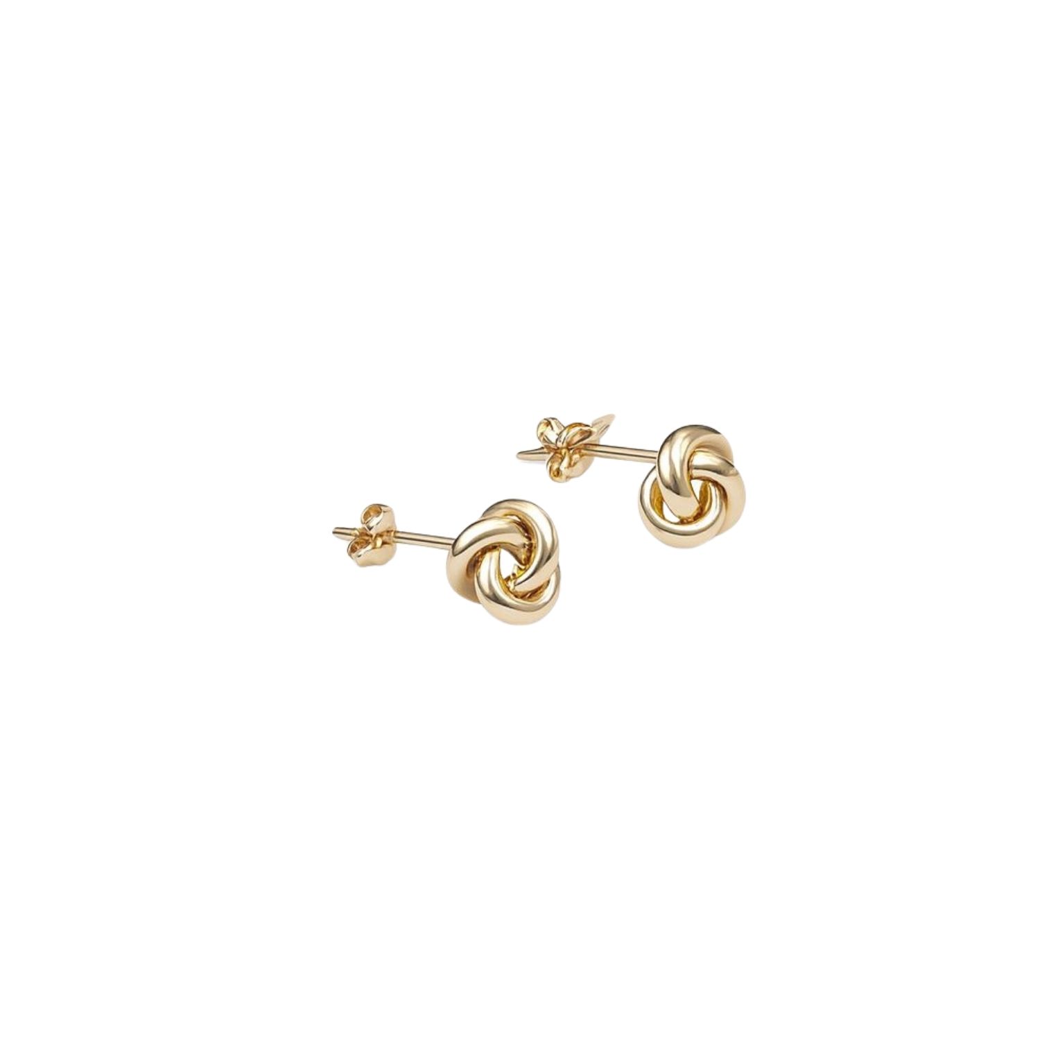 Aros Oro Amarillo 18kt Nudo 2