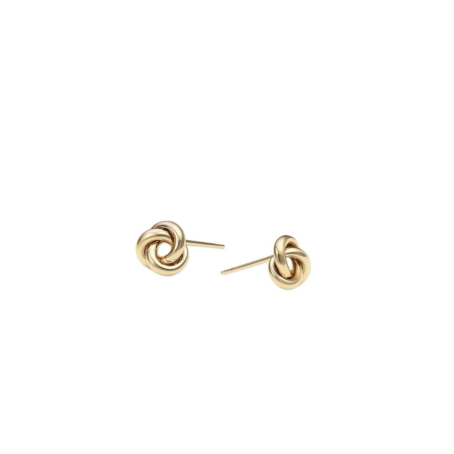 Aros Oro Amarillo 18kt Nudo 3
