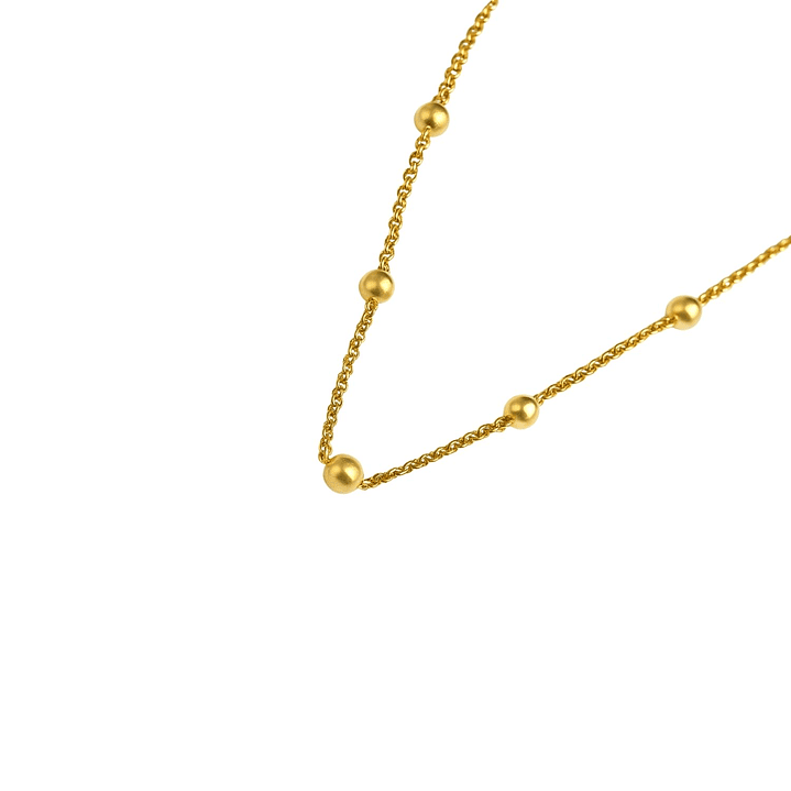 Collar Oro Amarillo 18kt Destellos 1