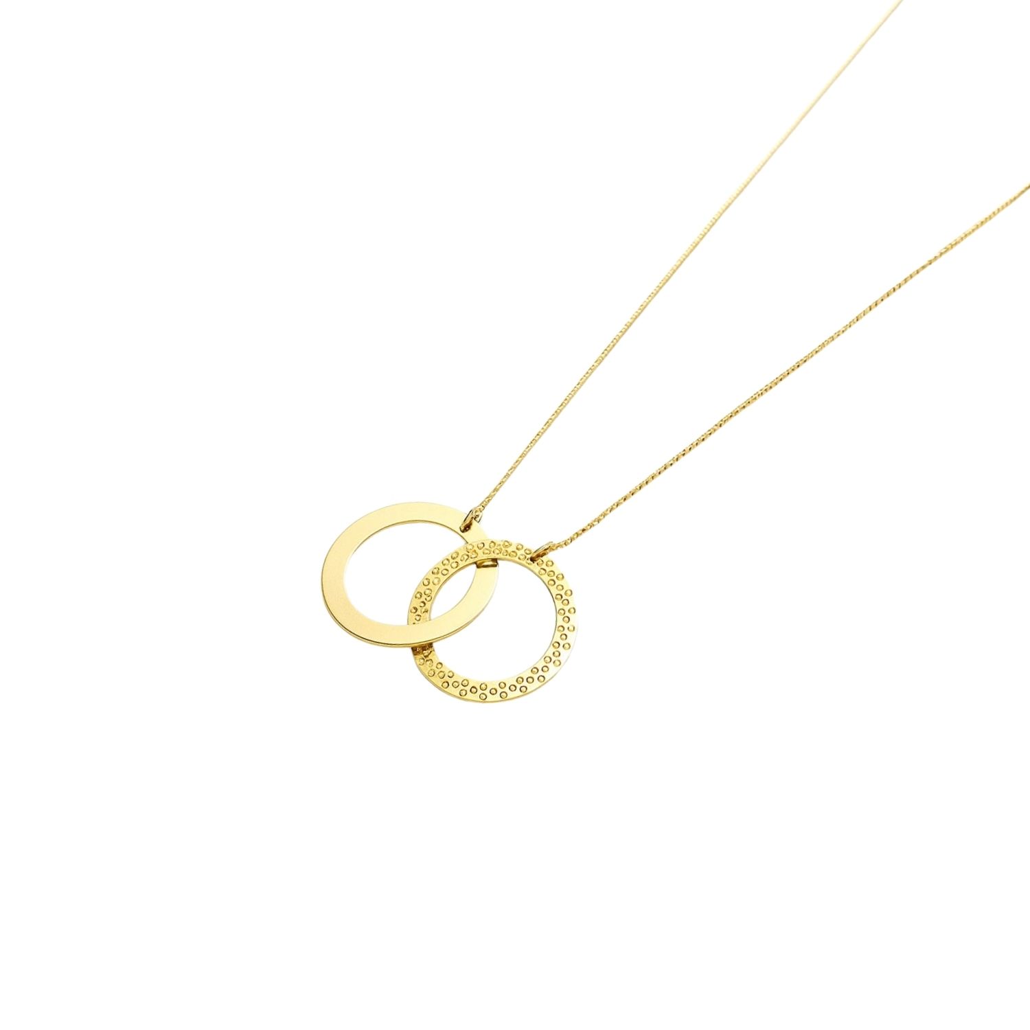 Collar Oro Amarillo 18kt Duo Infinito 4