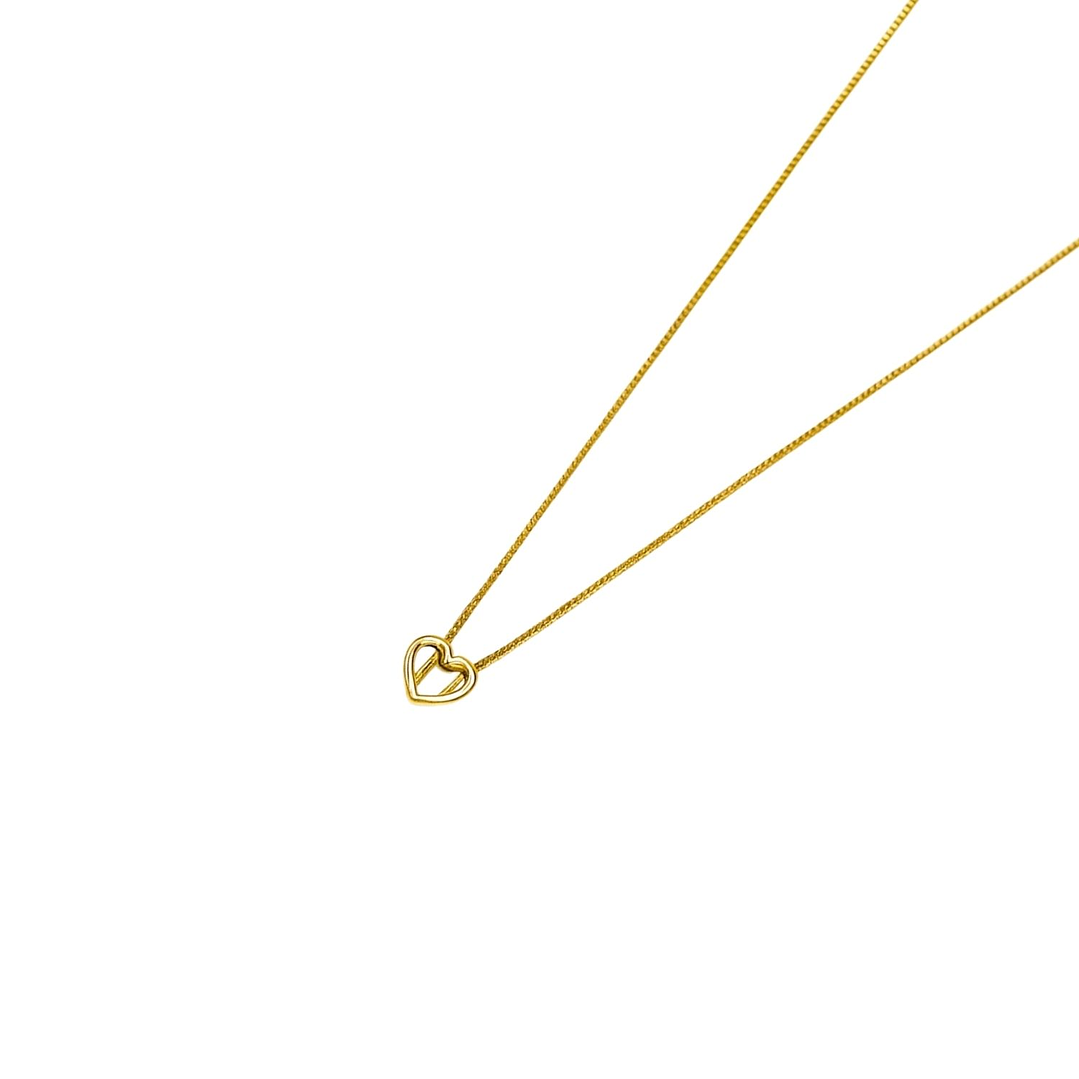 Collar Oro Amarillo 18kt Amor Dorado 3