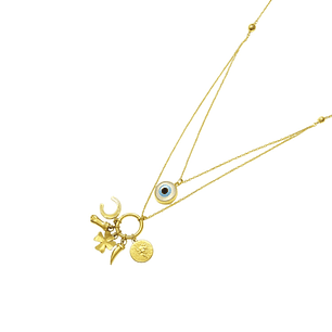 Collar Oro Amarillo 18kt Guardianes de Oro