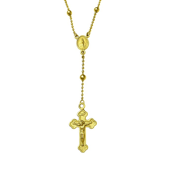 Collar Oro Amarillo 18kt Rosario 3