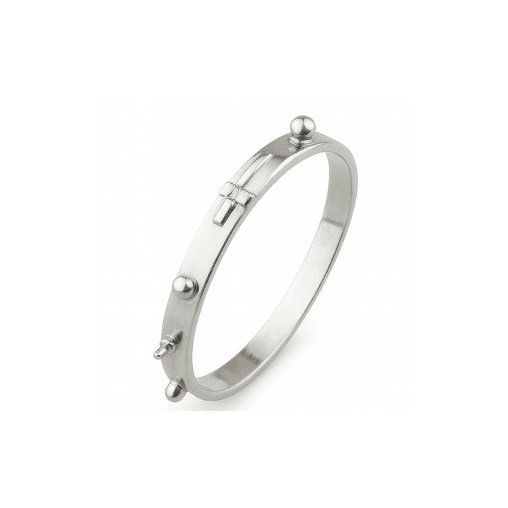 Anillo Oro 18kt Denario Minimalista 4