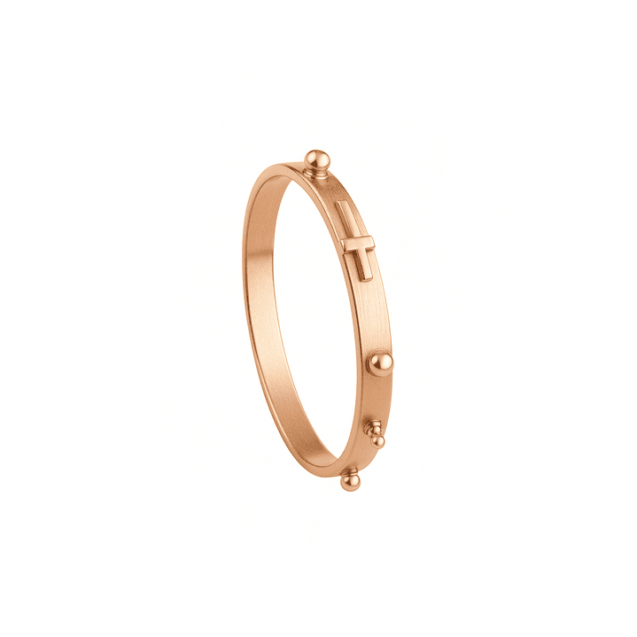 Anillo Oro 18kt Denario Minimalista 8
