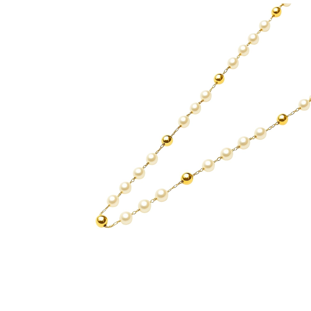 Collar Oro Amarillo 18kt Perlas Cultivadas 5MM 1