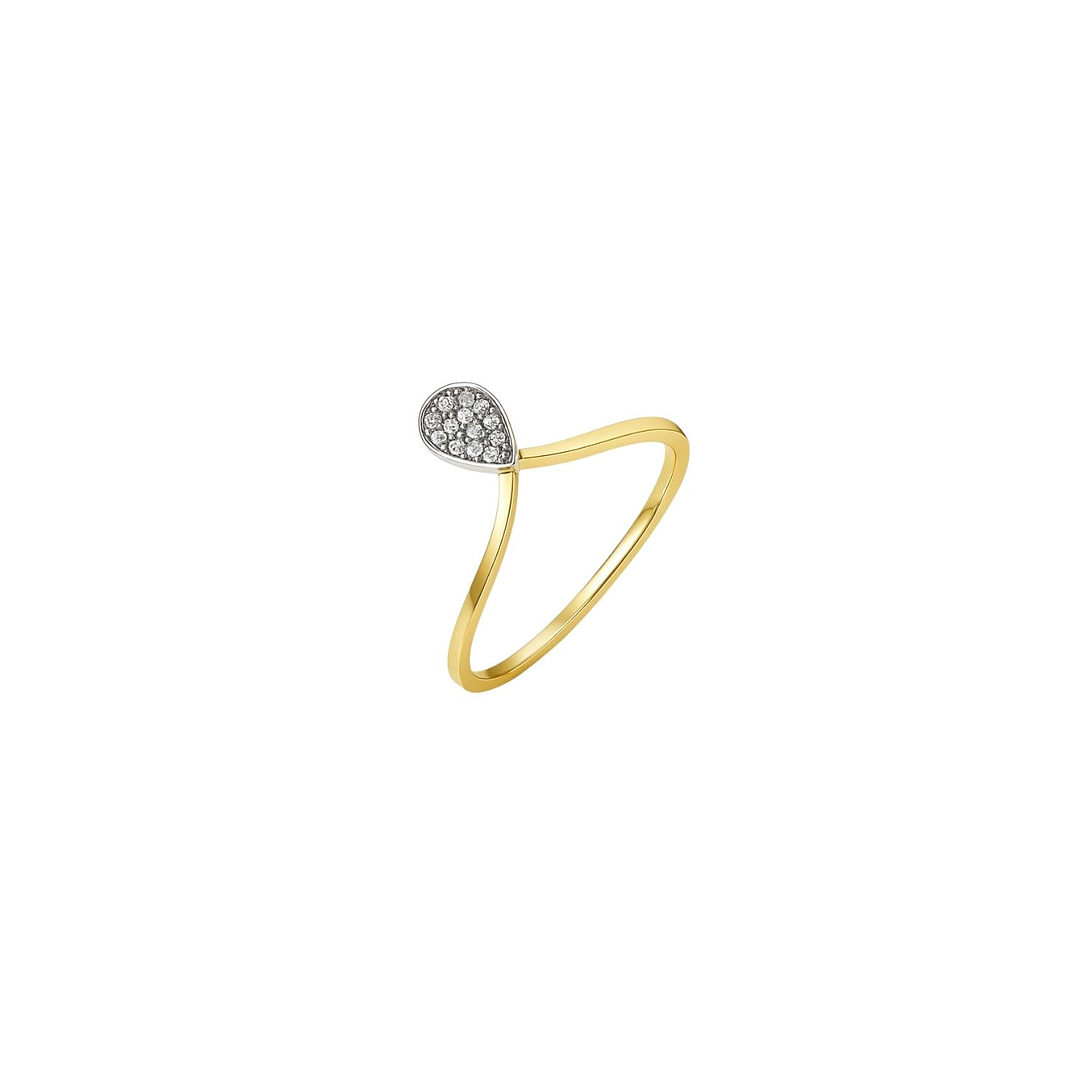 Anillo Oro Amarillo 18kt Diamantes 4,5Pts 1