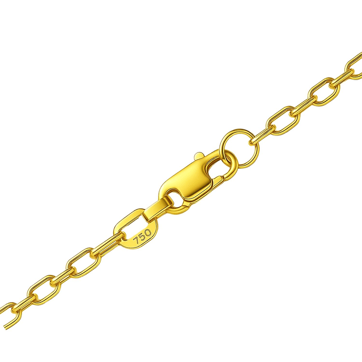 Cadena Oro Amarillo 18kt Limada 60CM 2