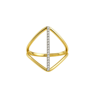 Anillo Oro Amarillo 18kt Diamantes 5,3Pts