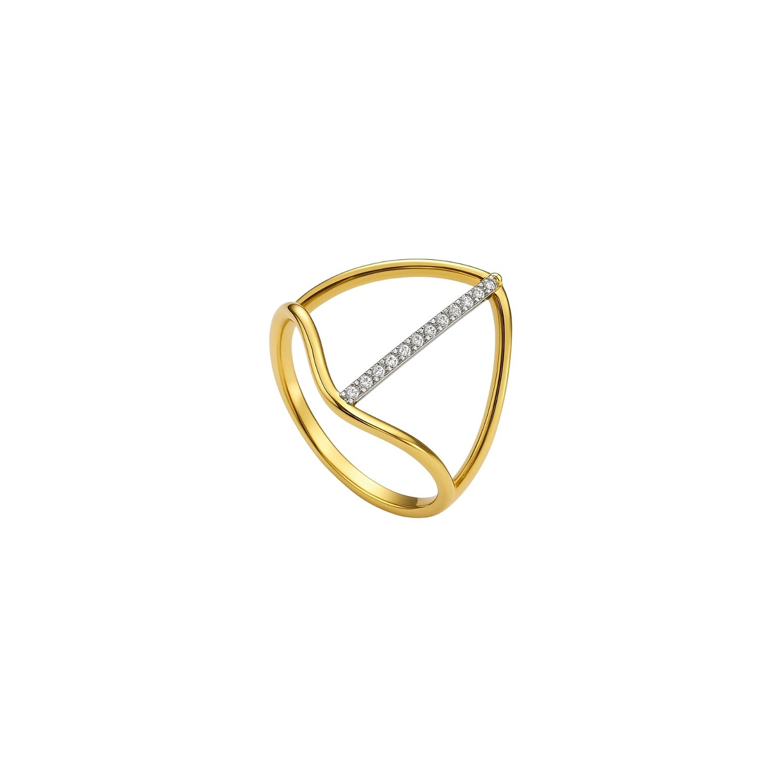 Anillo Oro Amarillo 18kt Diamantes 5,3Pts 2