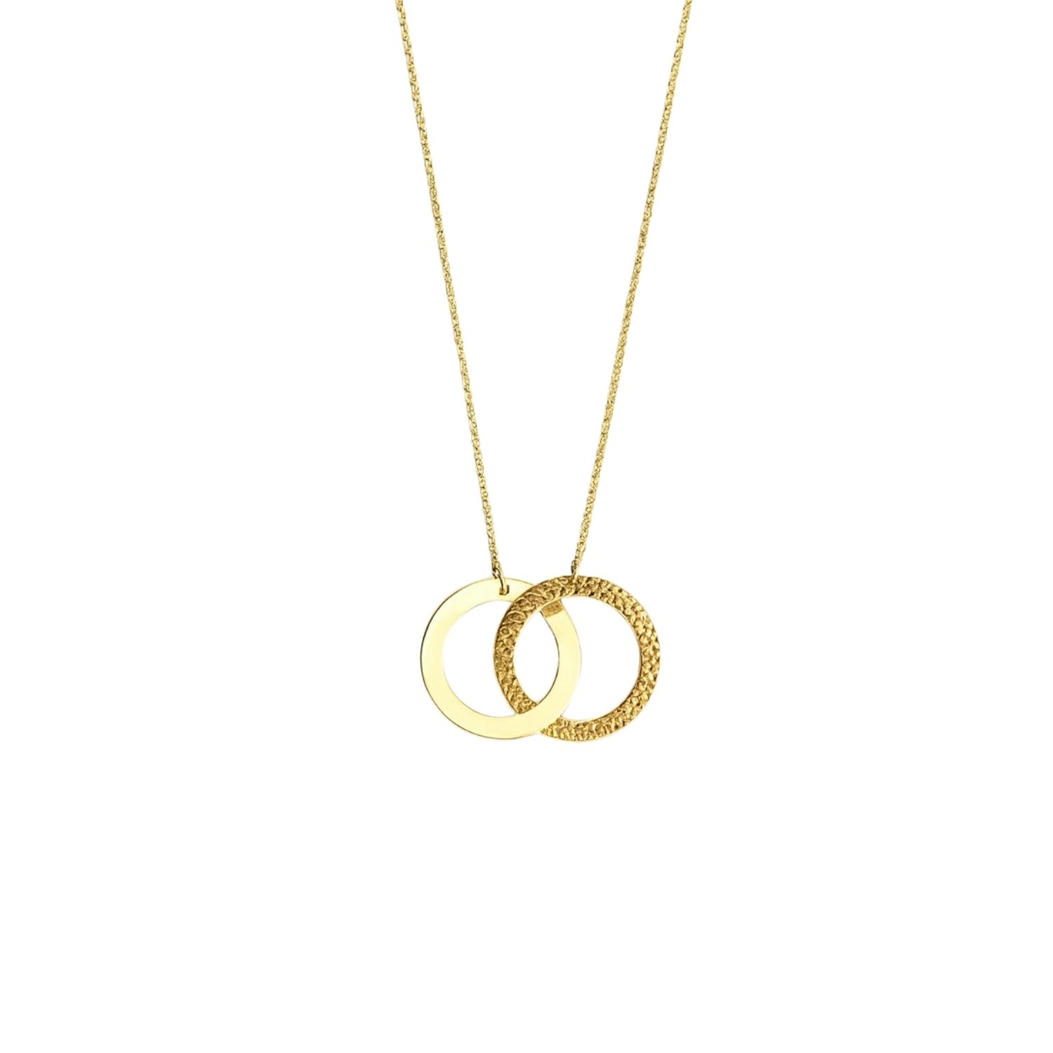 Collar Oro Amarillo 18kt Duo Infinito 5