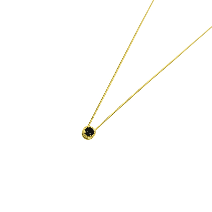 Collar Oro Amarillo 18kt Onix 6