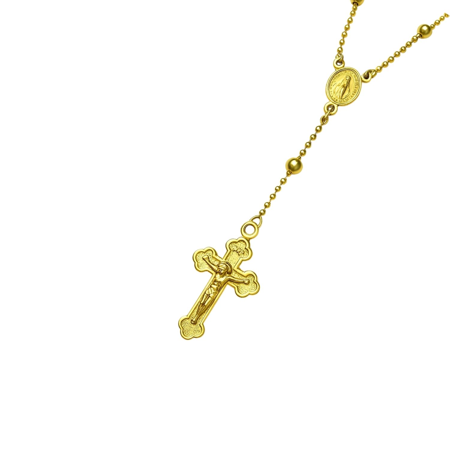 Collar Oro Amarillo 18kt Rosario 3