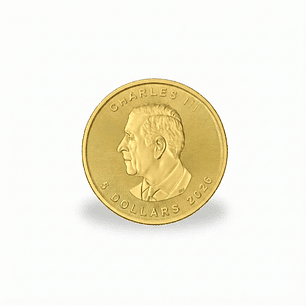 Moneda de Oro Canadiense GML 1/10 OZ