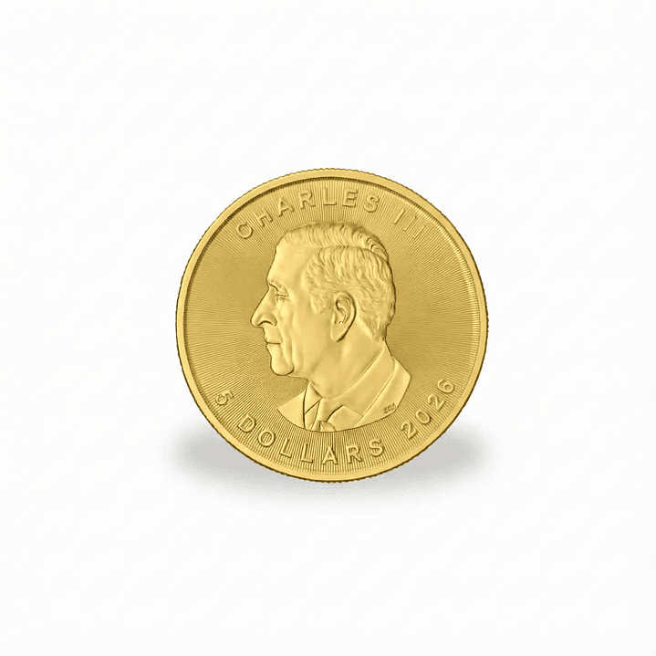 Moneda de Oro Canadiense GML 1/10 OZ 1