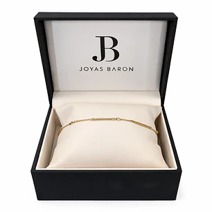 Pulsera Oro Amarillo 18kt Barras
