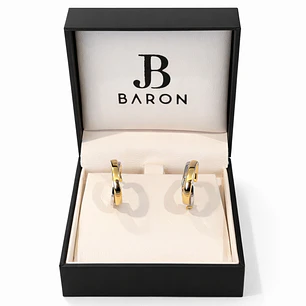 Aros Oro Bicolor 18kt Argollas Bicolor