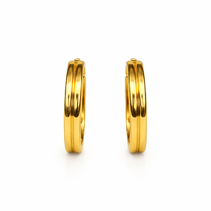 Aros Oro Amarillo 18kt Argollas