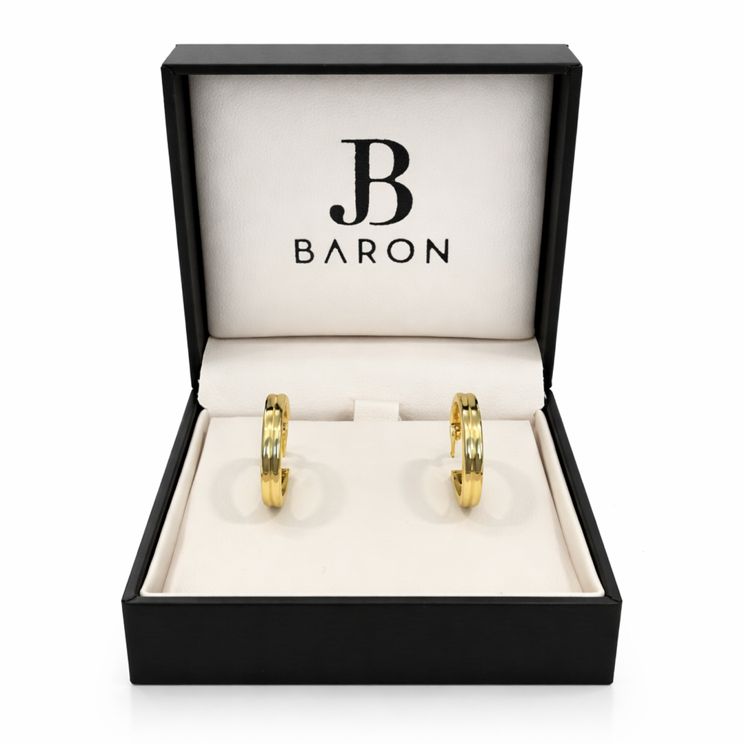 Aros Oro Amarillo 18kt Argollas 4